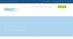 Desktop Screenshot of orientbiztech.com